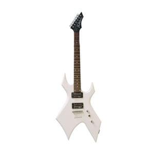 BC Rich WGWH Warlock Bronze Series White Electric Guitar